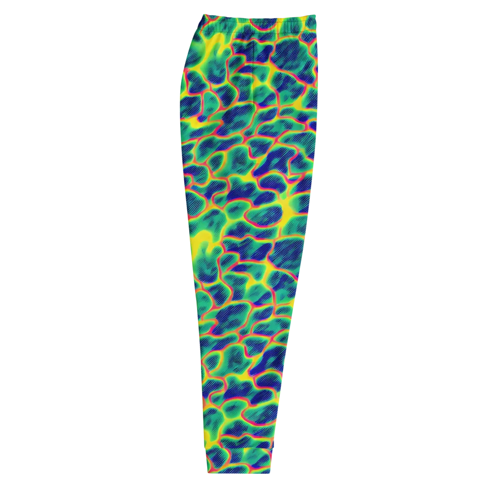 Luminous Mosaic on Men's Joggers — Right