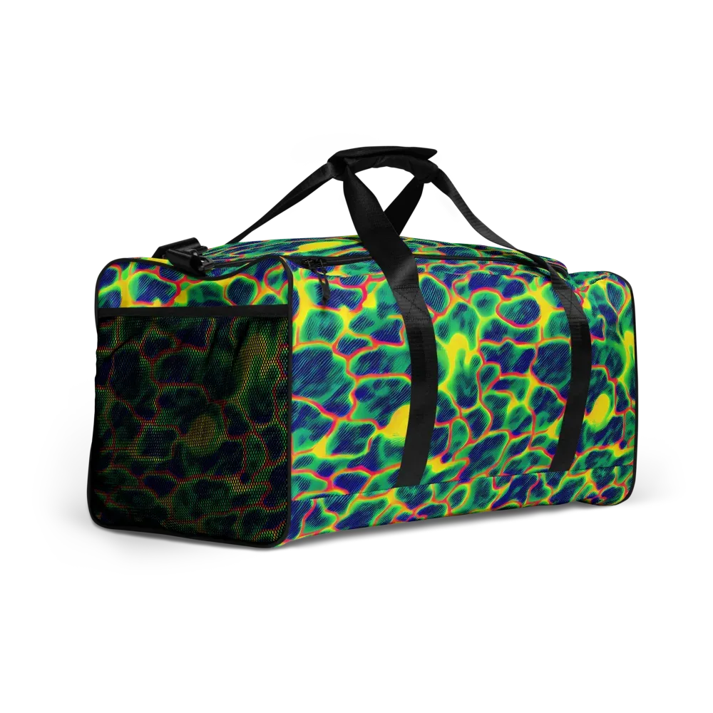 Luminous Mosaic on Duffle Bag — Right Front