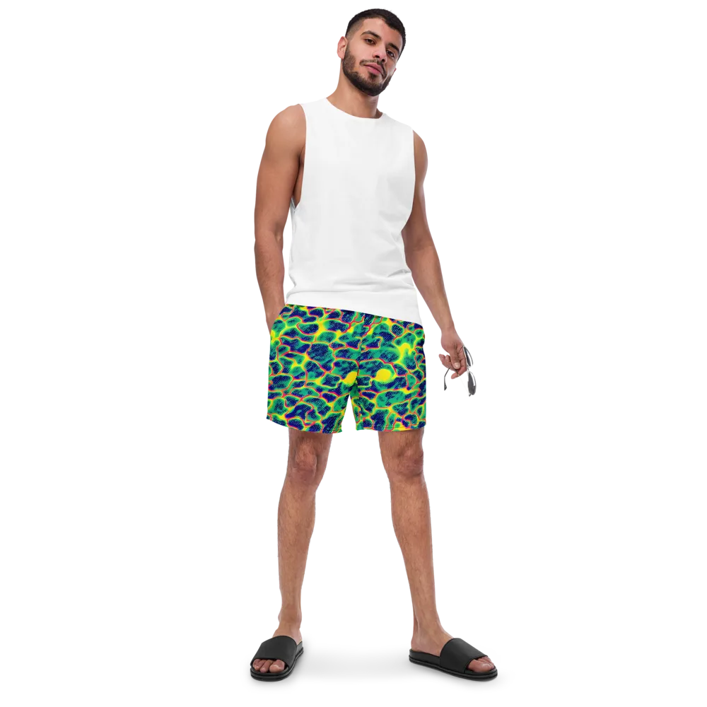 Luminous Mosaic on Swim Trunks — Front