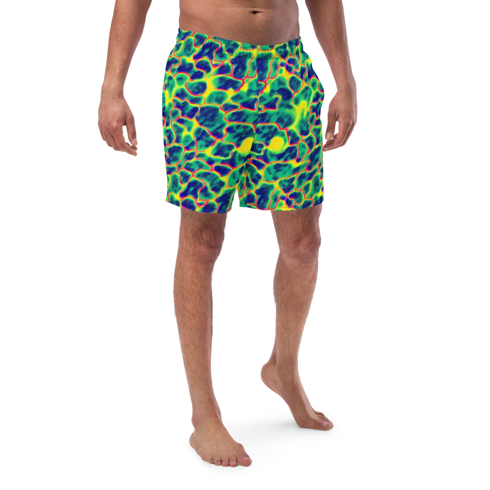 Luminous Mosaic on Swim Trunks — Front