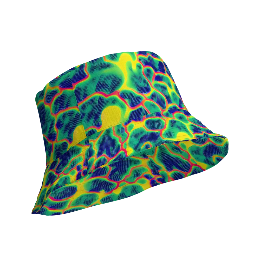 Luminous Mosaic on Reversible Bucket Hat — Product details Outside