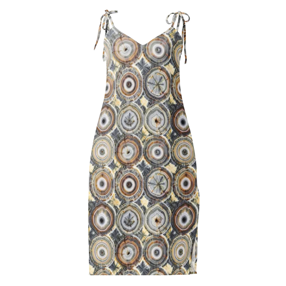 Mineral Bloom on Slip Dress — Front