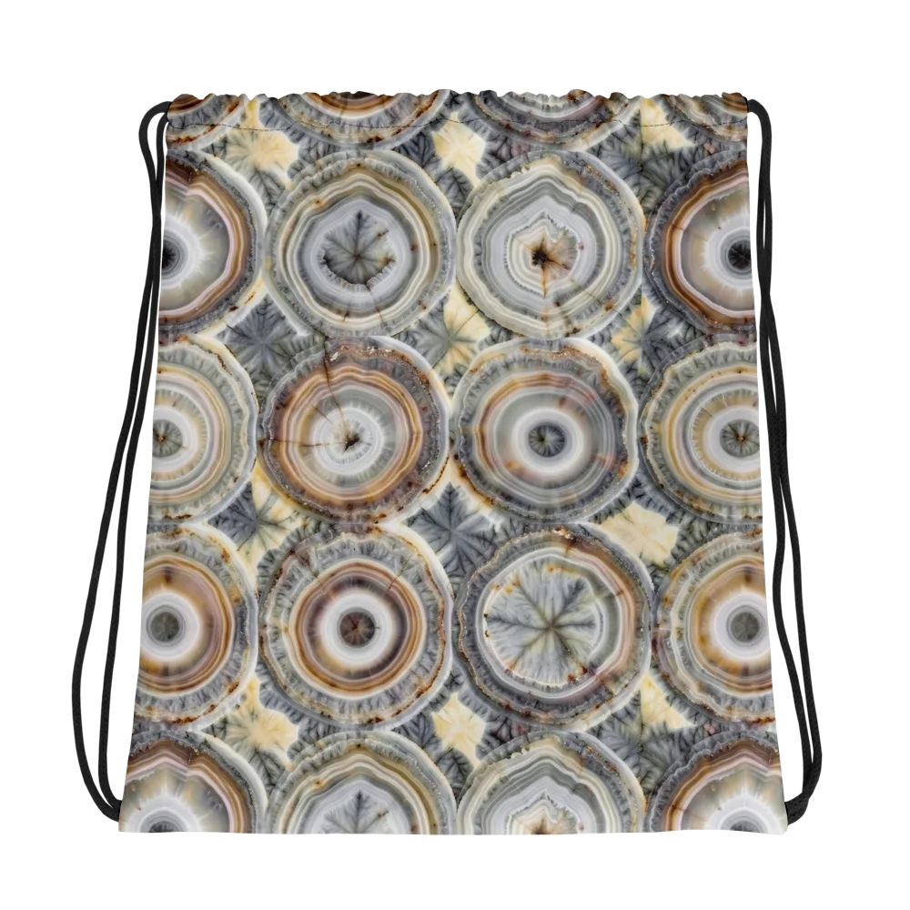 Mineral Bloom on Drawstring Bag — Photo