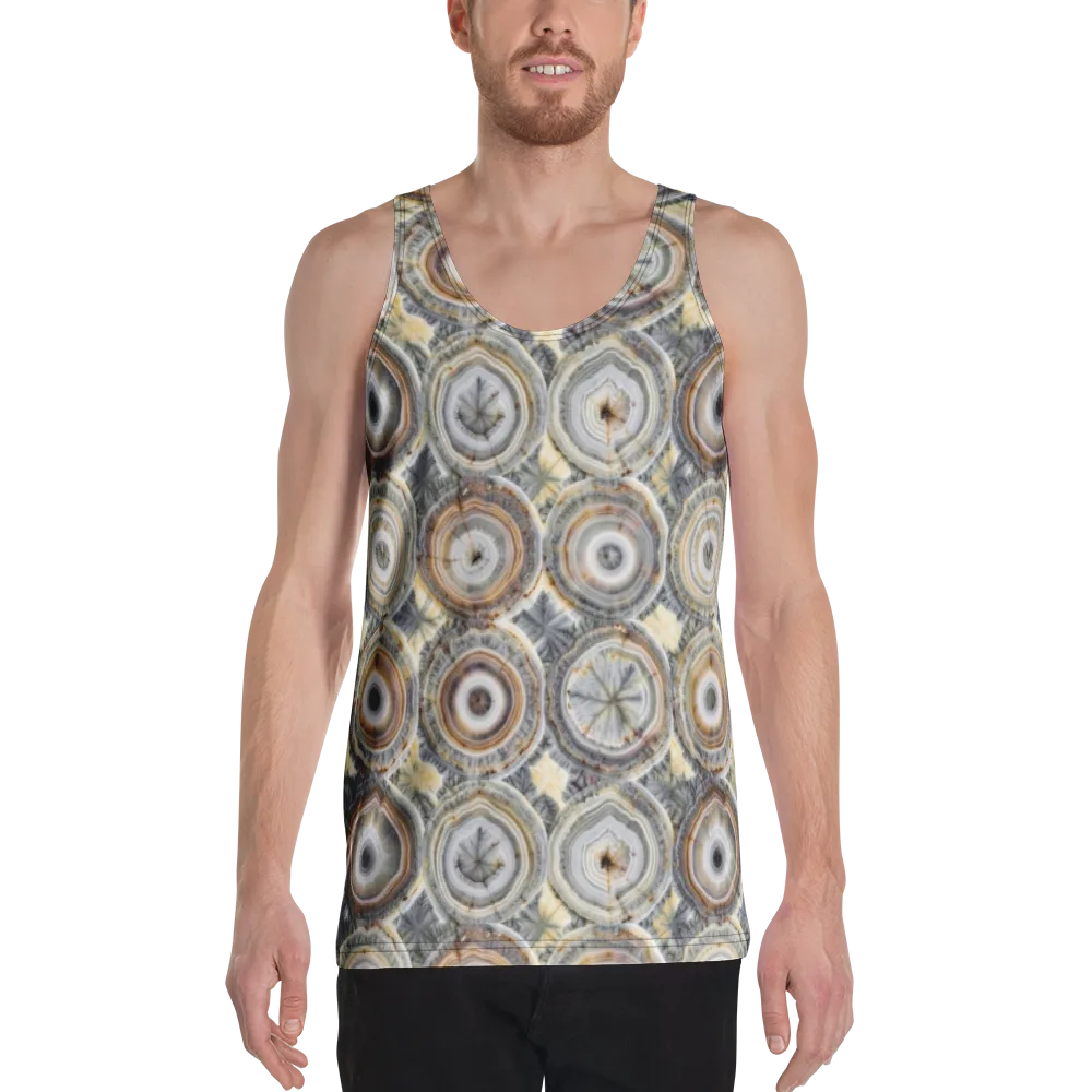 Mineral Bloom on Men's Tank Top — Front