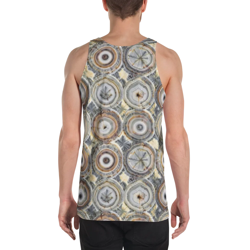 Mineral Bloom on Men's Tank Top — Back