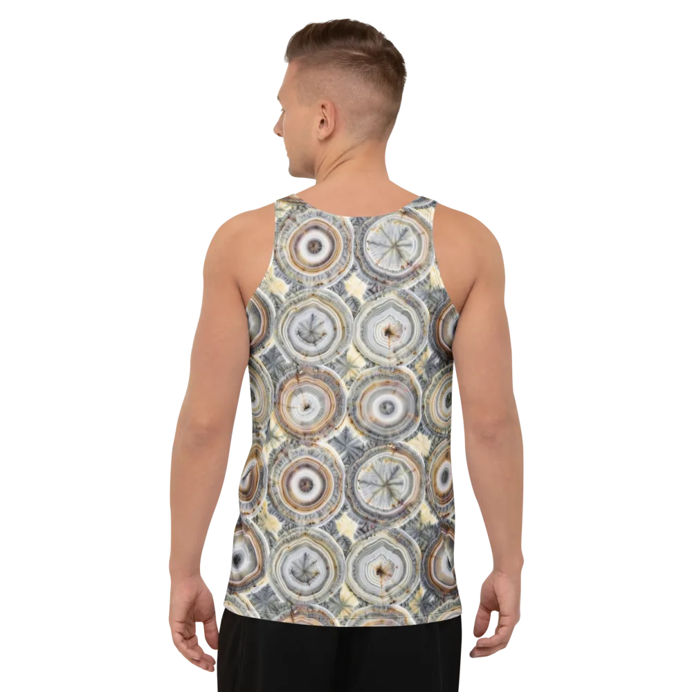Mineral Bloom on Men's Tank Top — Back