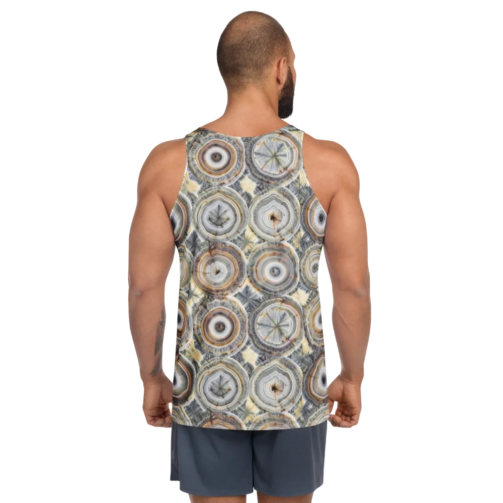 Mineral Bloom on Men's Tank Top — Back