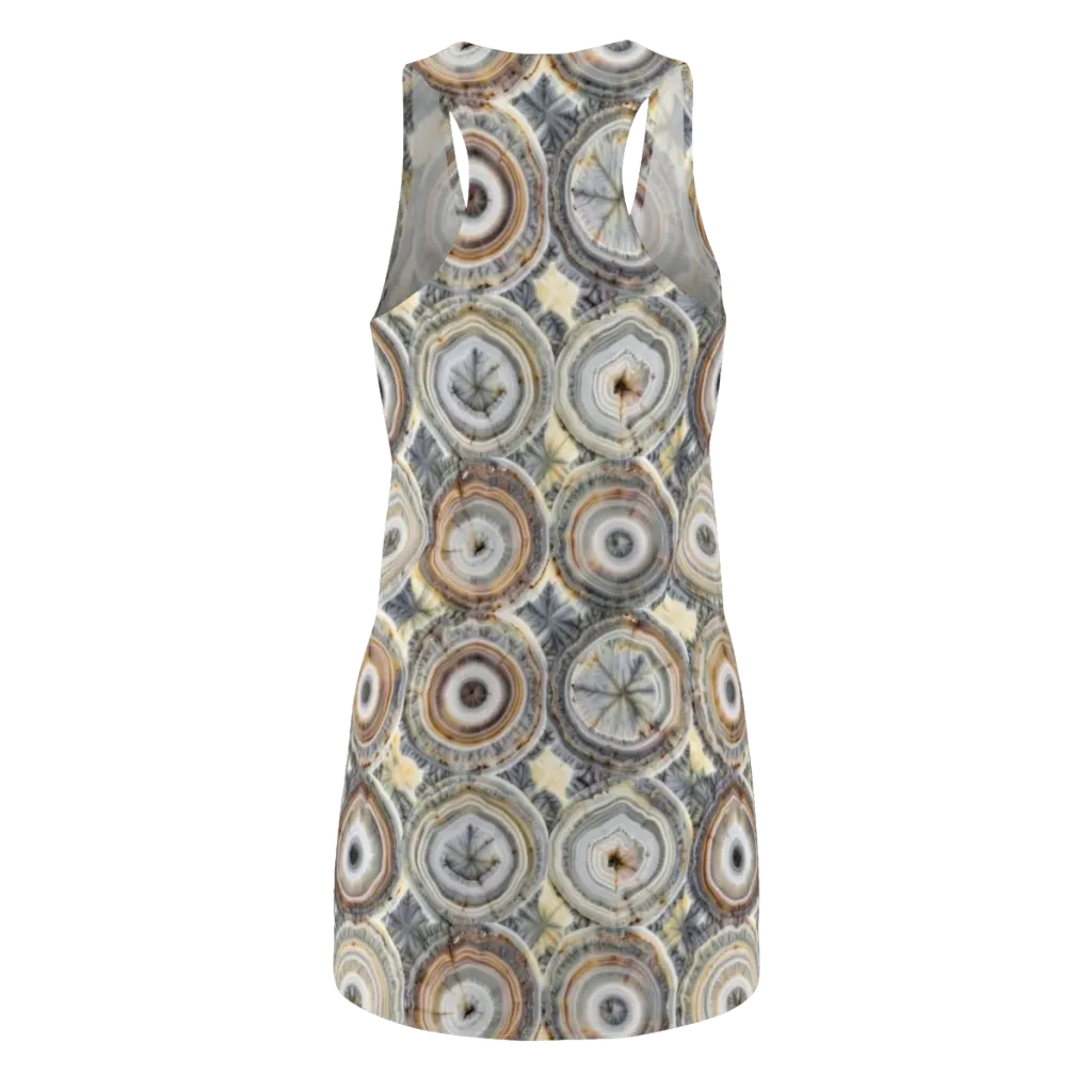 Mineral Bloom on Racerback Dress — Back
