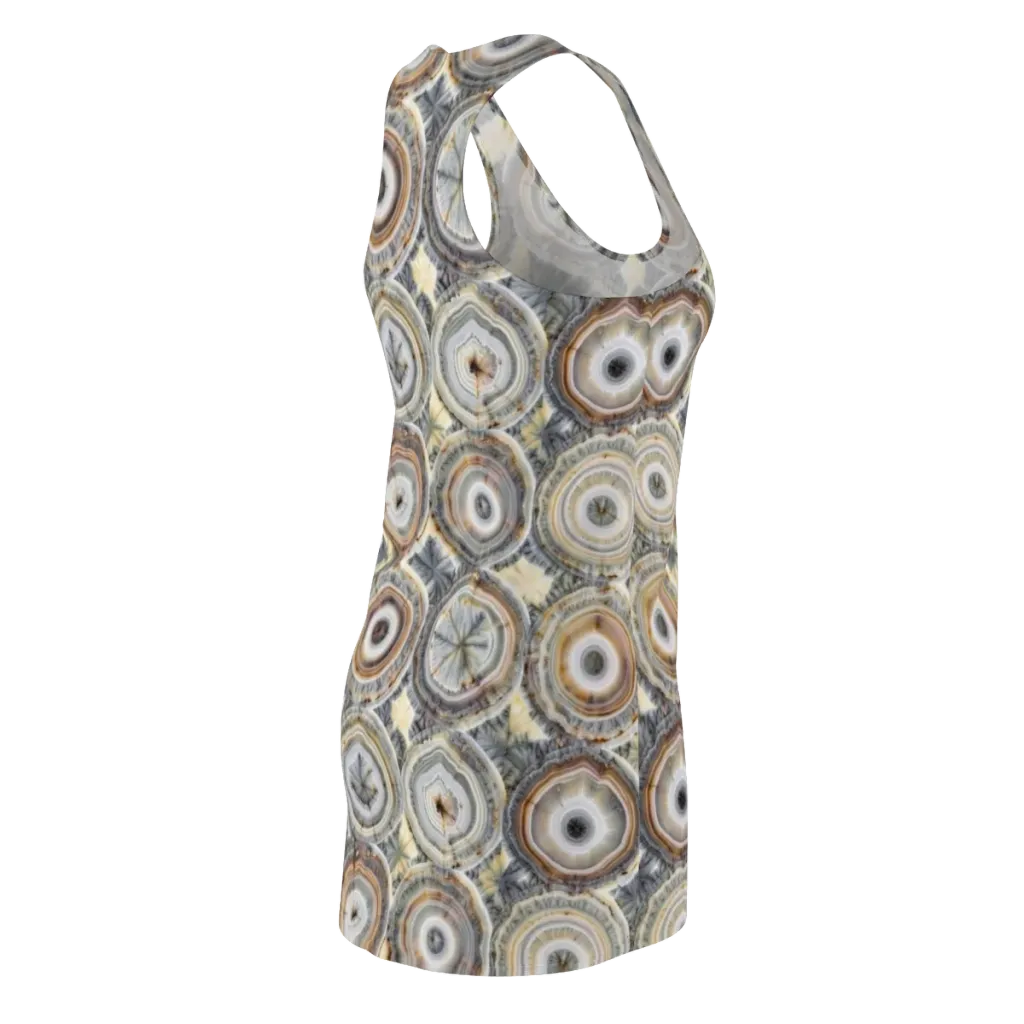Mineral Bloom on Racerback Dress — Back Side