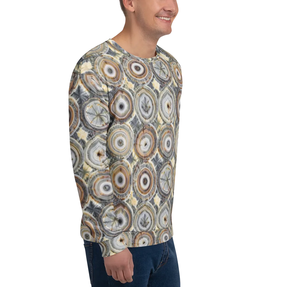 Mineral Bloom on Sweatshirt — Right Front