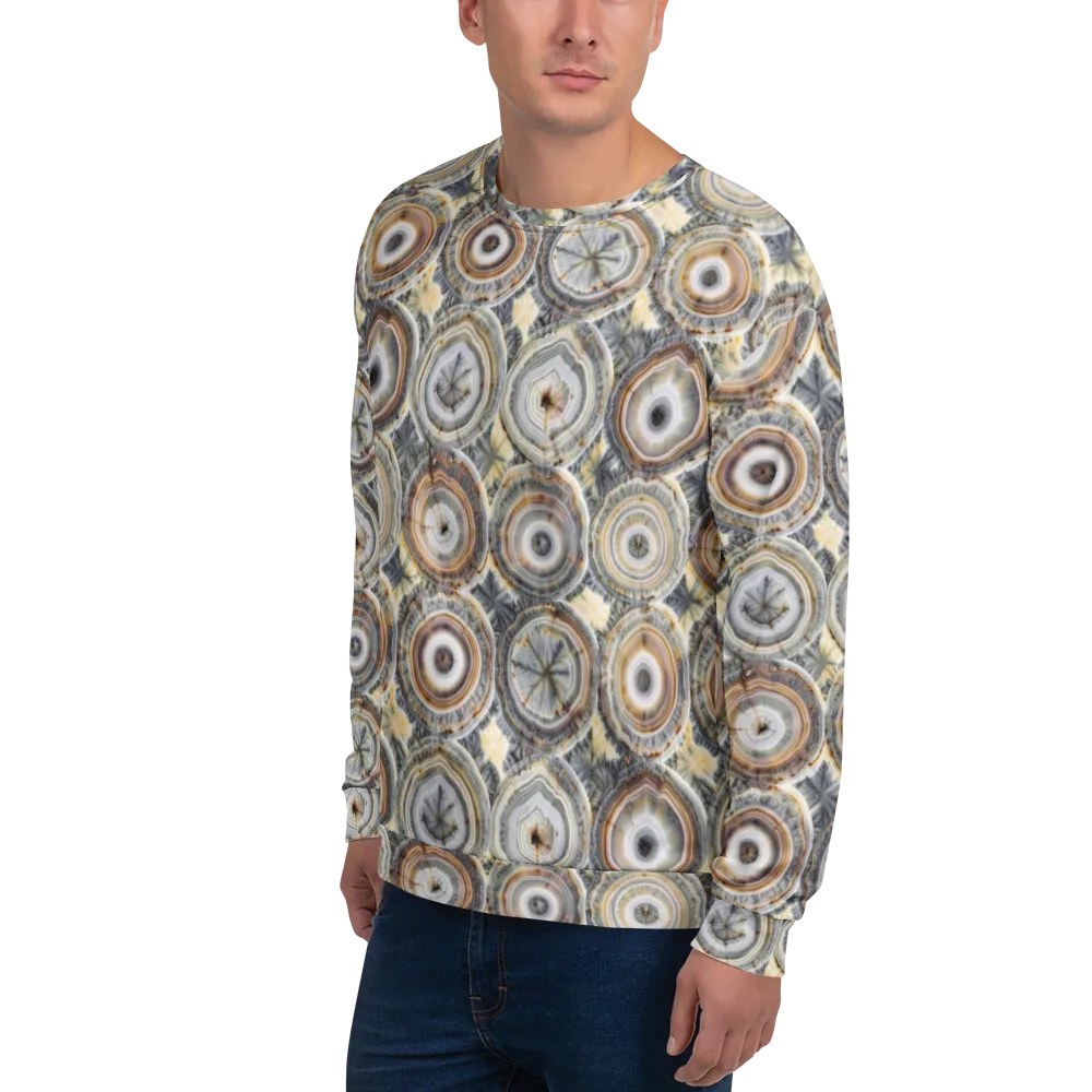 Mineral Bloom on Sweatshirt — Left Front