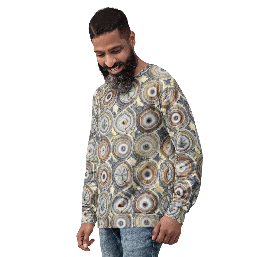 Mineral Bloom on Sweatshirt — Left Front