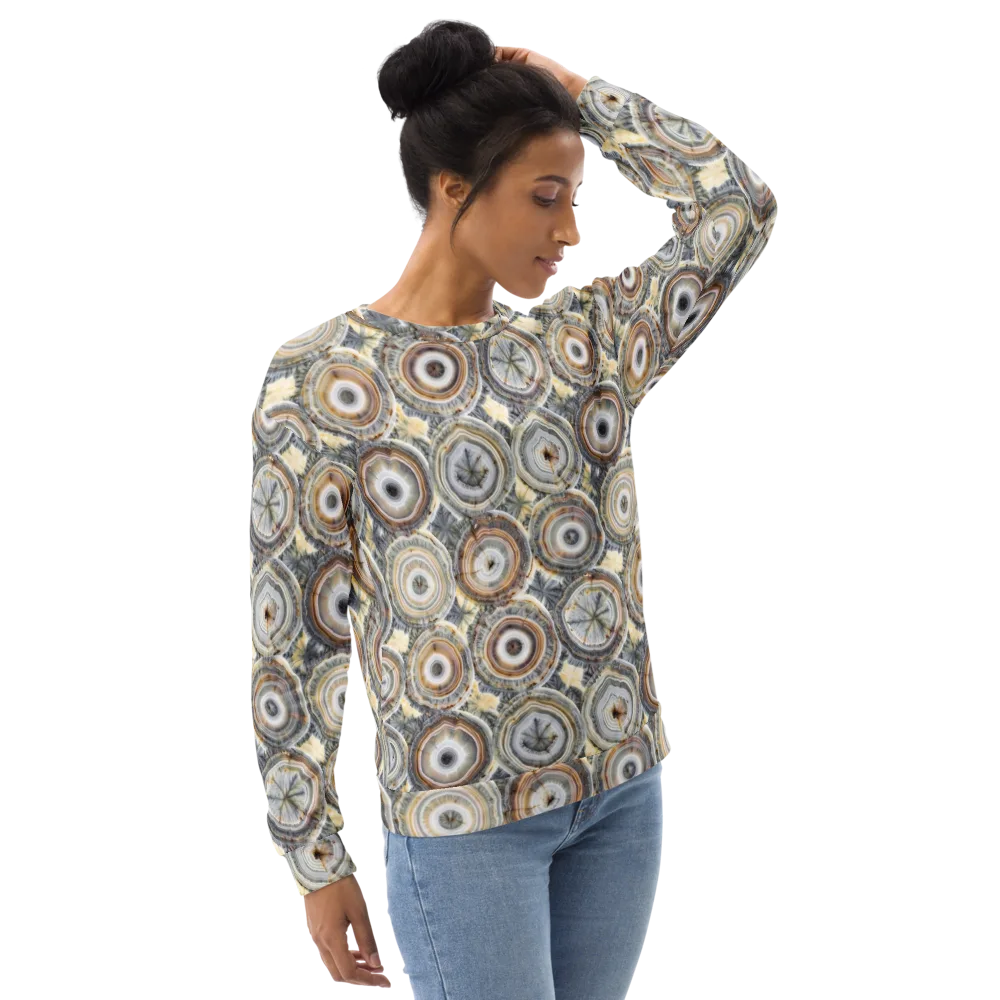 Mineral Bloom on Sweatshirt — Right Front