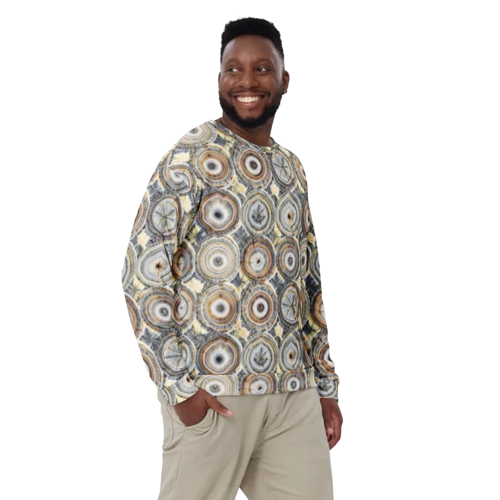 Mineral Bloom on Sweatshirt — Front
