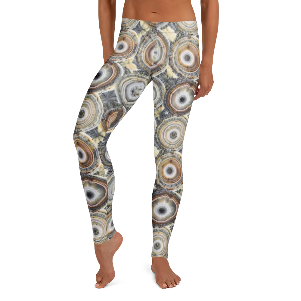 Mineral Bloom on Leggings — Front