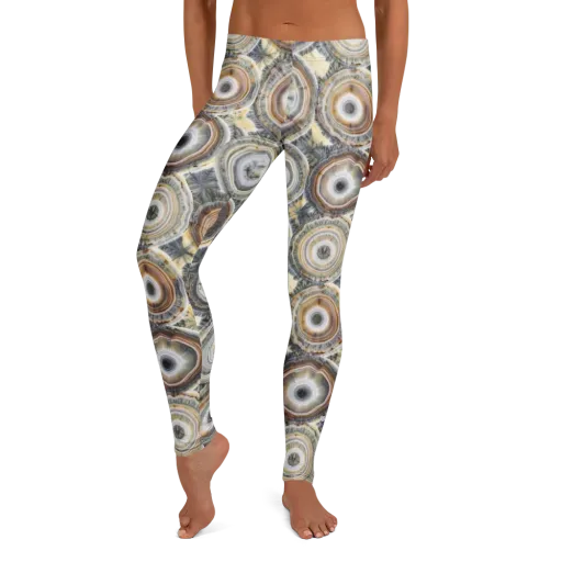 Mineral Bloom on a Leggings