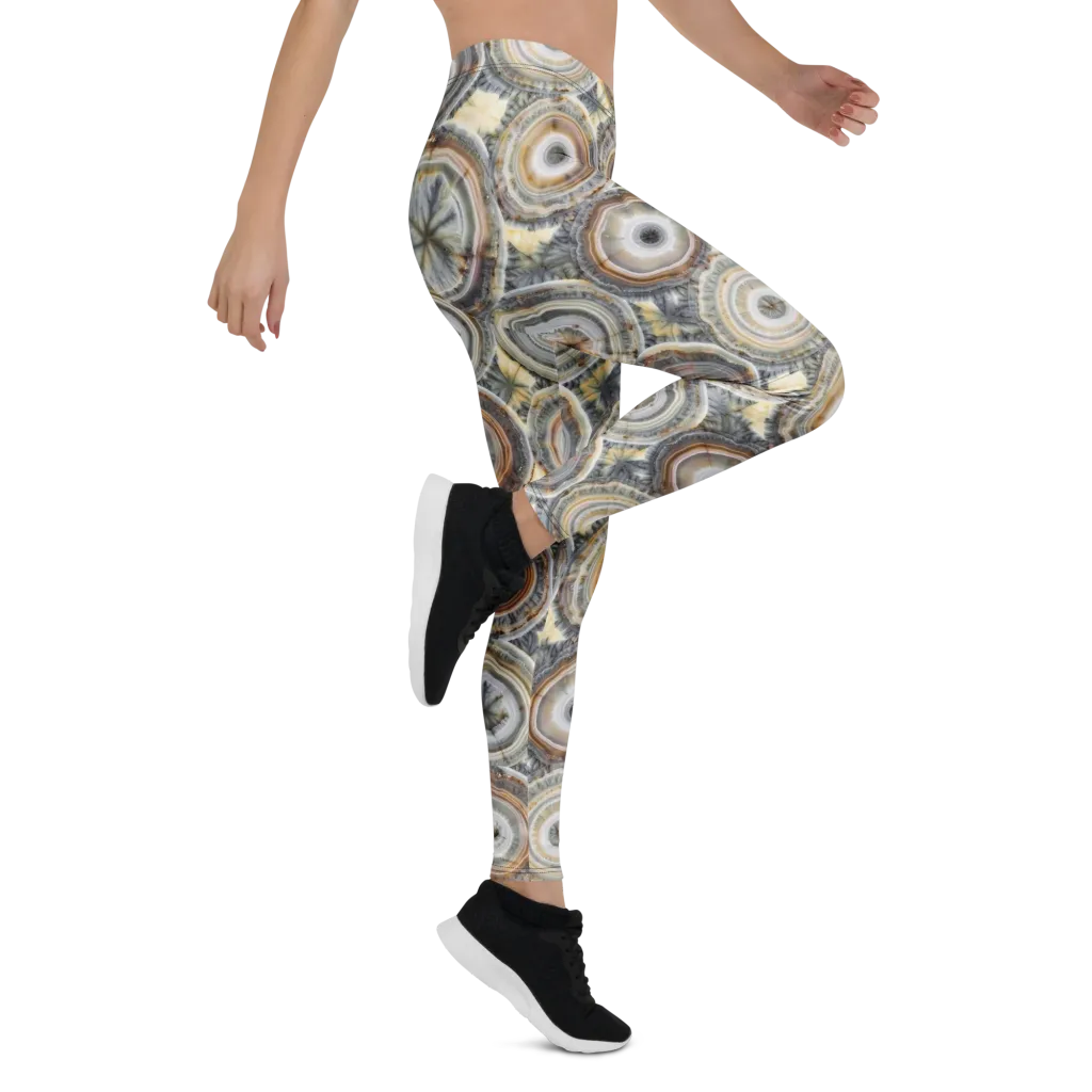 Mineral Bloom on Leggings — Right