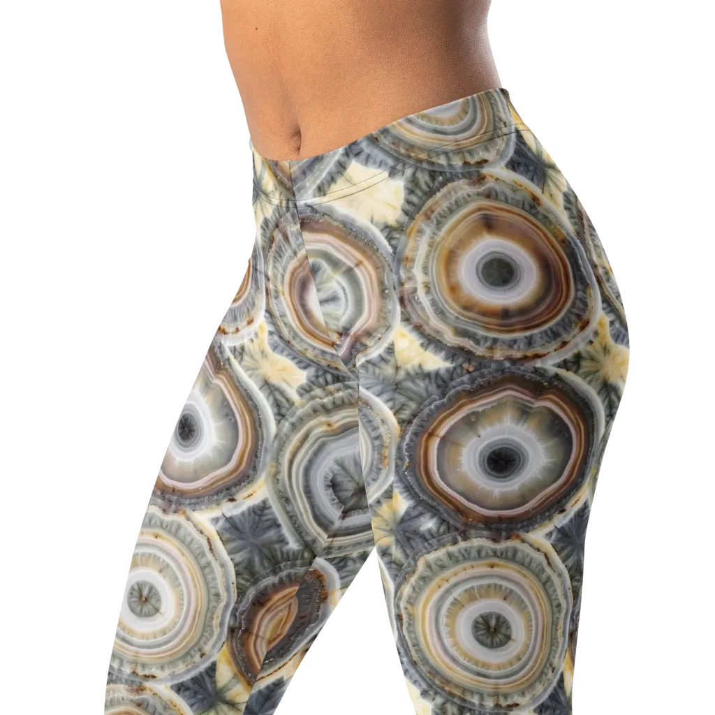 Mineral Bloom on Leggings — Left Front