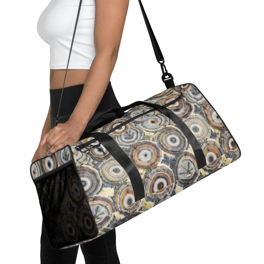 Mineral Bloom on Duffle Bag — Front