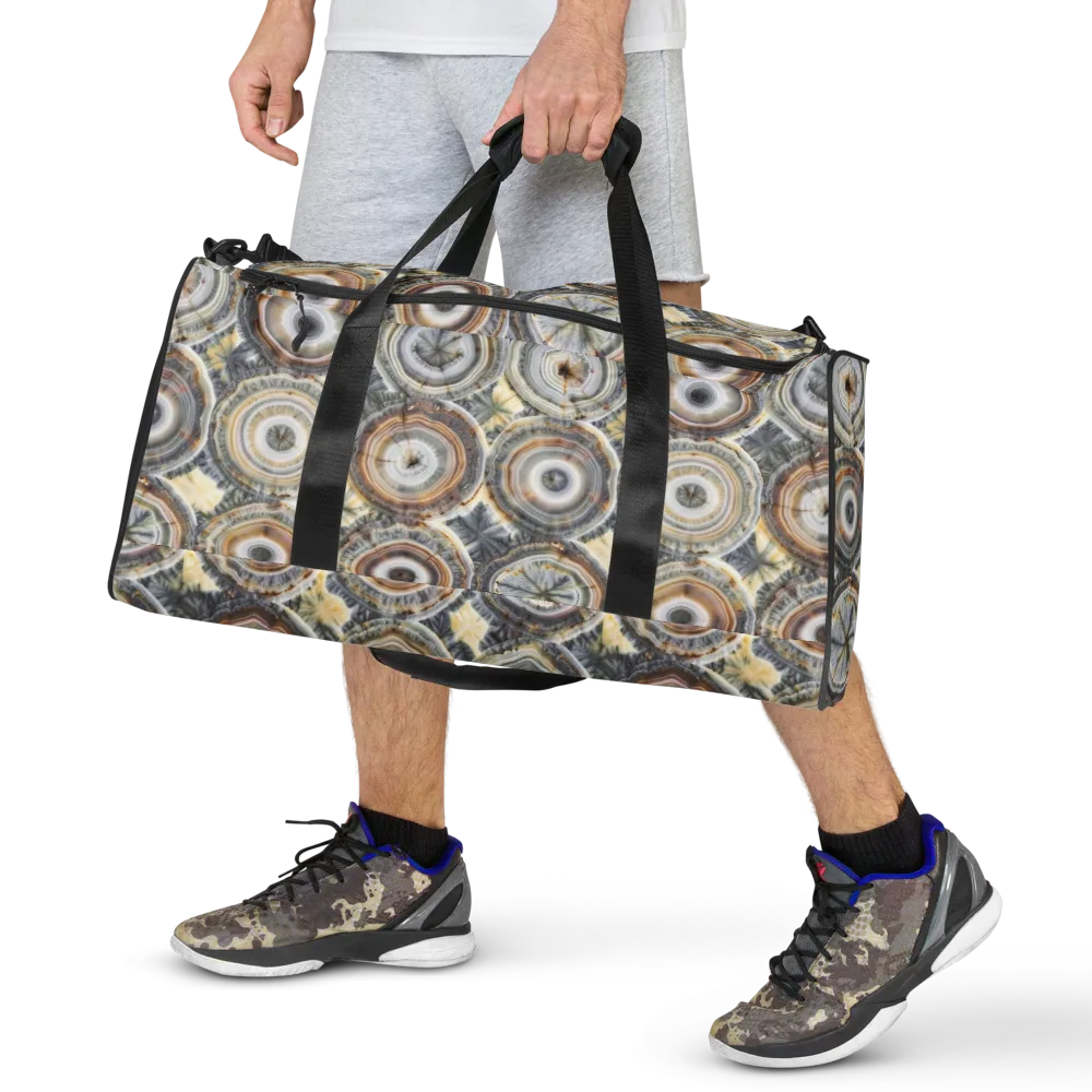 Mineral Bloom on Duffle Bag — Front