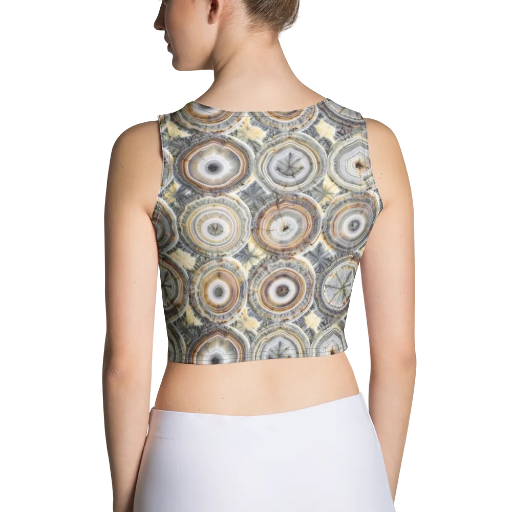 Mineral Bloom on Crop Top — Back