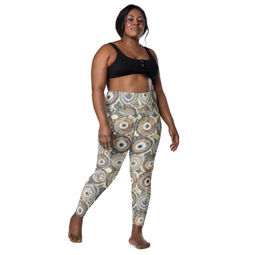Mineral Bloom on a Leggings with Pockets