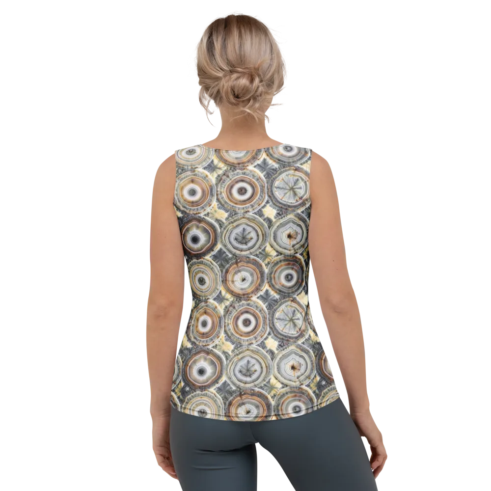 Mineral Bloom on Women's Tank Top — Back