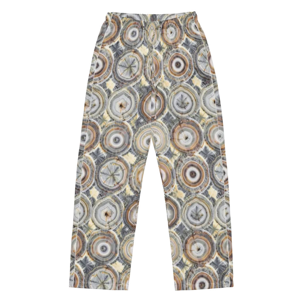 Mineral Bloom on Women's Pajama Pants — Front