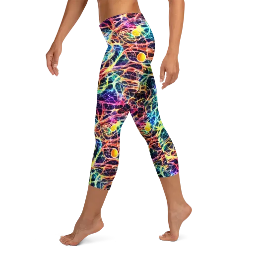 Prismatic Synapse on a Capri Leggings