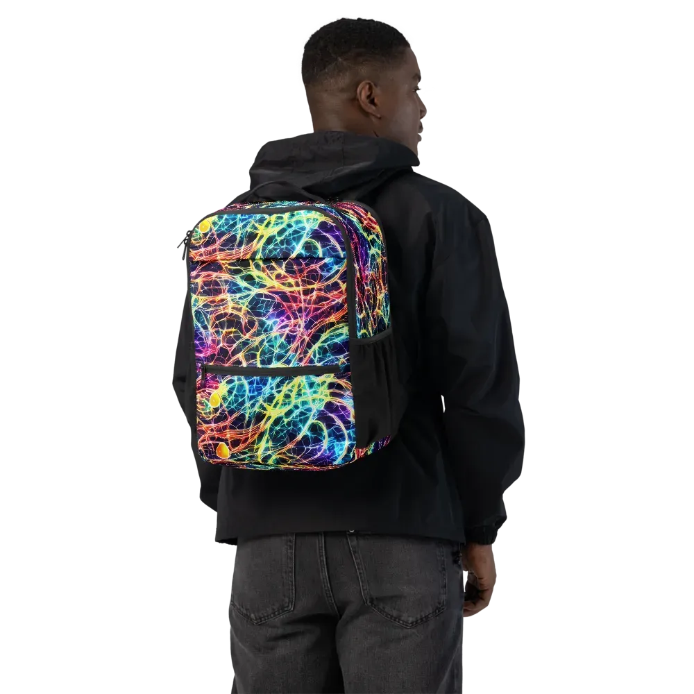 Prismatic Synapse on Utility Backpack — Back