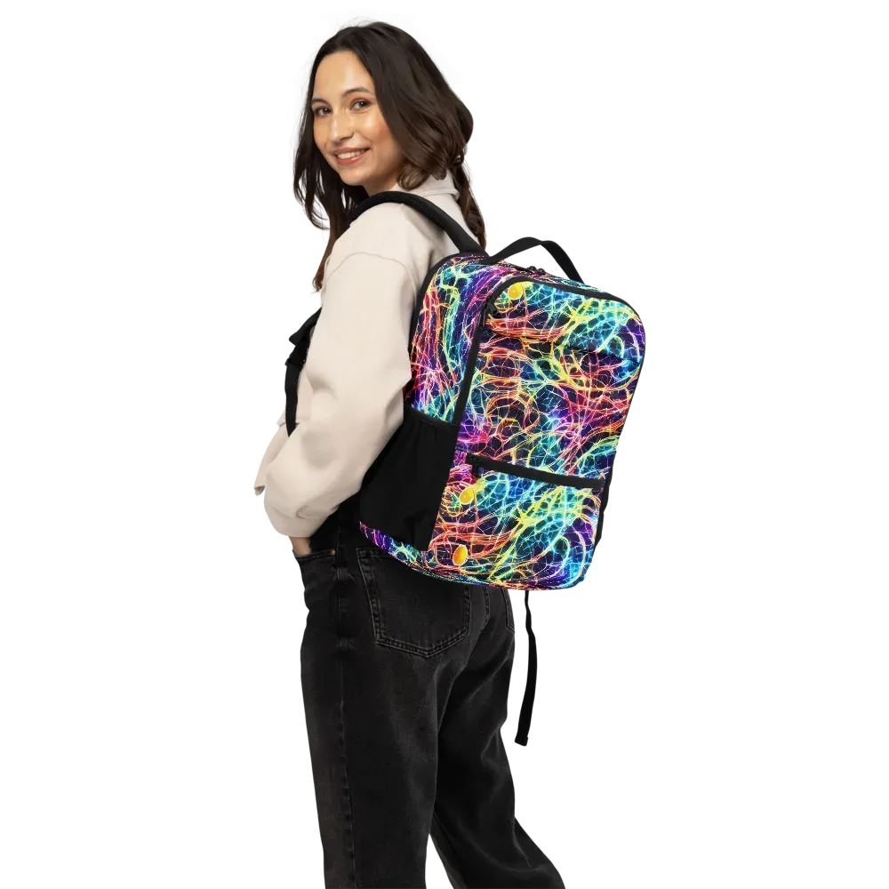Prismatic Synapse on Utility Backpack — Back