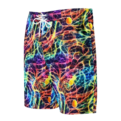 Prismatic Synapse on a Men's Board Shorts