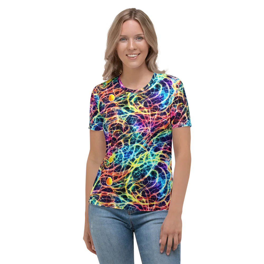 Prismatic Synapse on Women's Crew Neck T-Shirt — Front