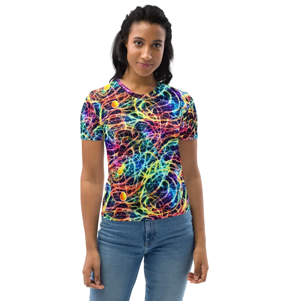 Prismatic Synapse on Women's Crew Neck T-Shirt — Front