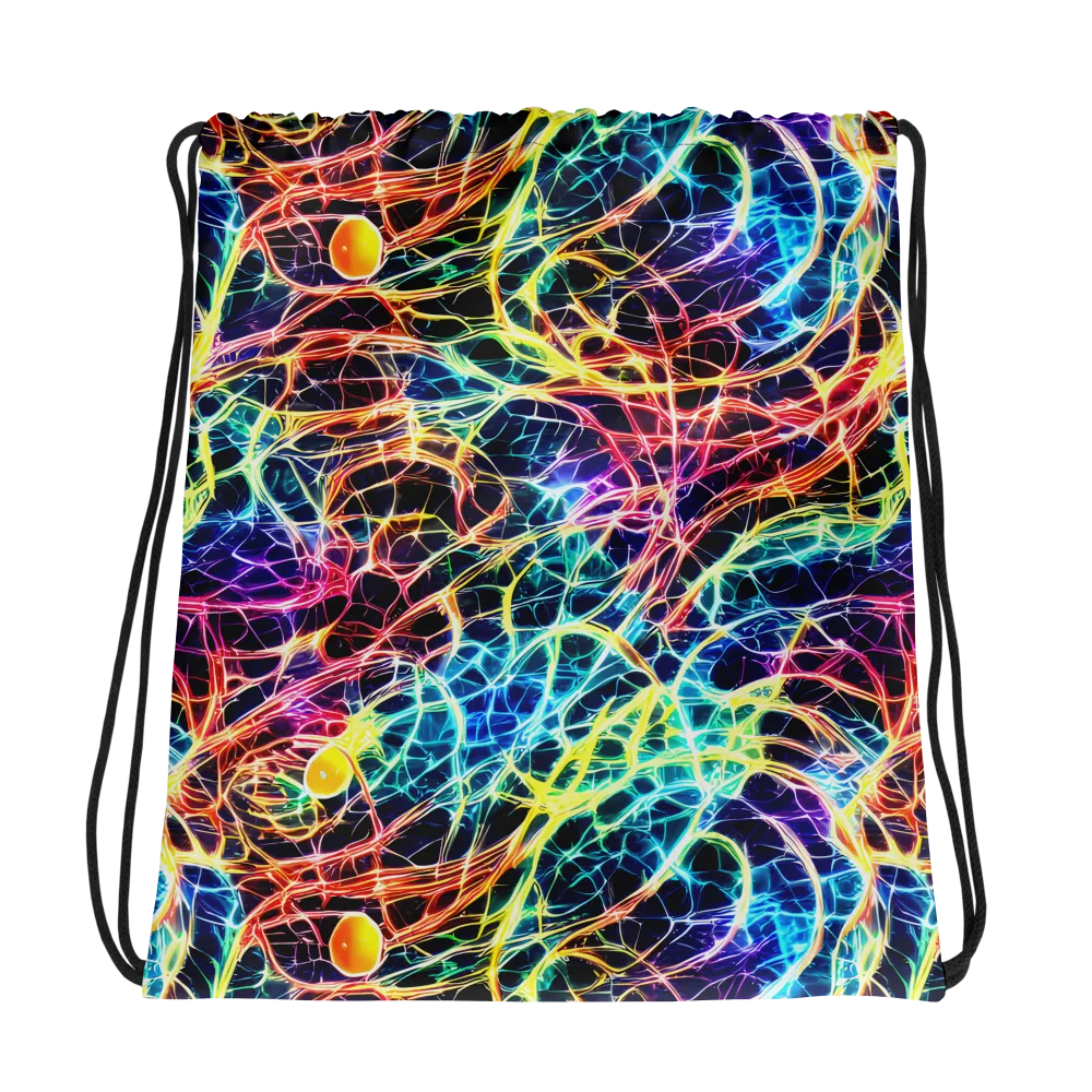 Prismatic Synapse on Drawstring Bag — Photo