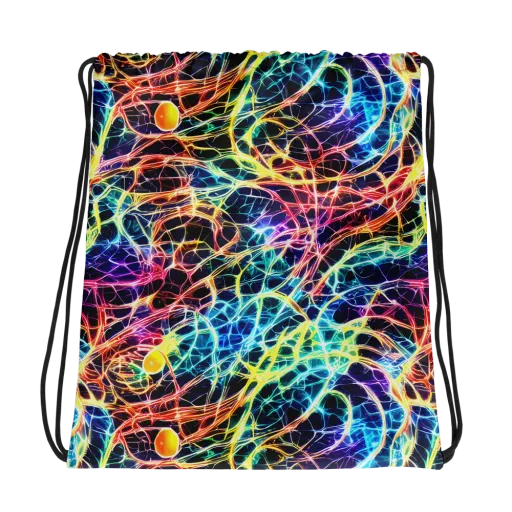 Prismatic Synapse on a Drawstring Bag