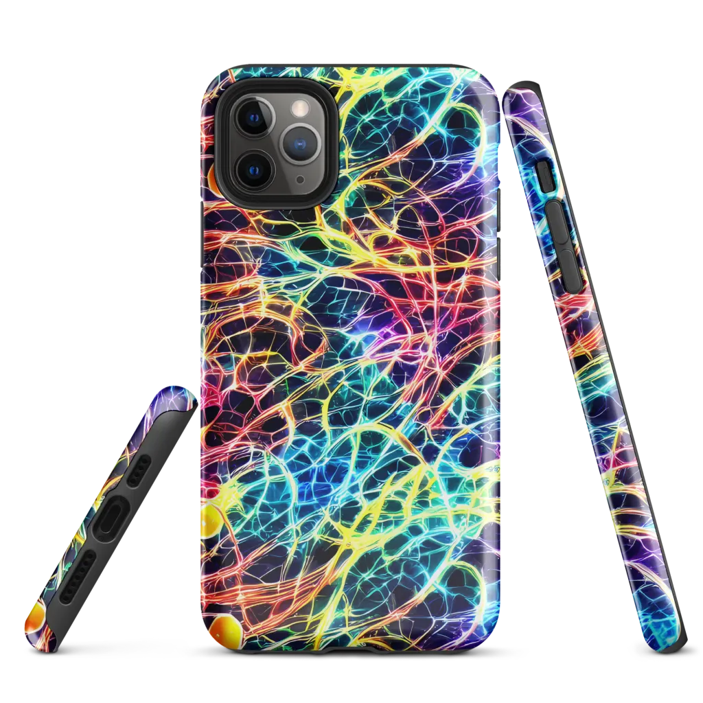 Prismatic Synapse on Tough Case for iPhone® — Front