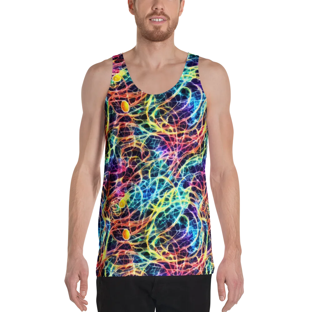 Prismatic Synapse on Men's Tank Top — Front