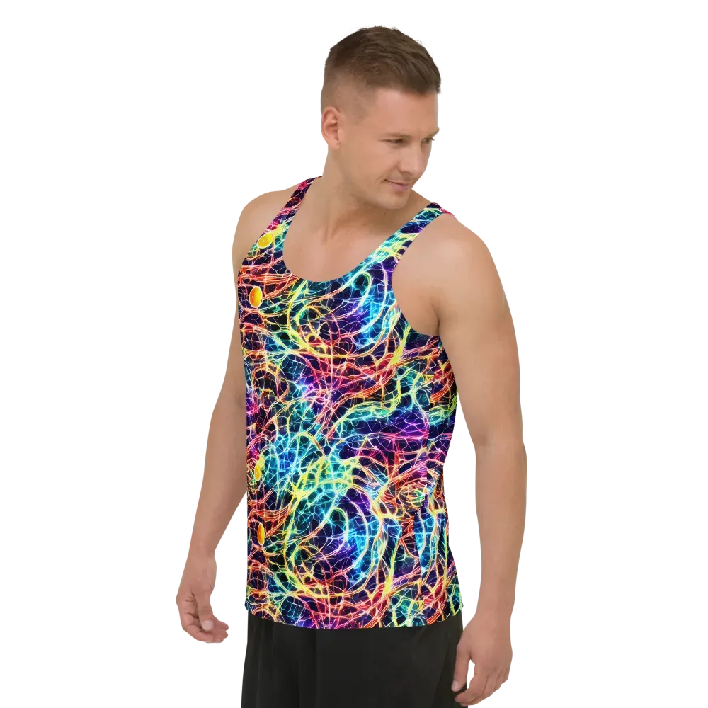 Prismatic Synapse on Men's Tank Top — Left Front