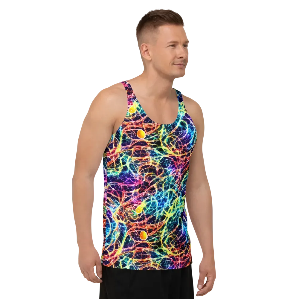 Prismatic Synapse on Men's Tank Top — Right Front