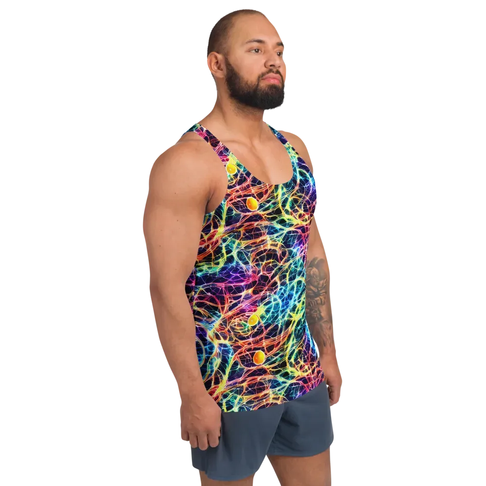 Prismatic Synapse on Men's Tank Top — Right Front