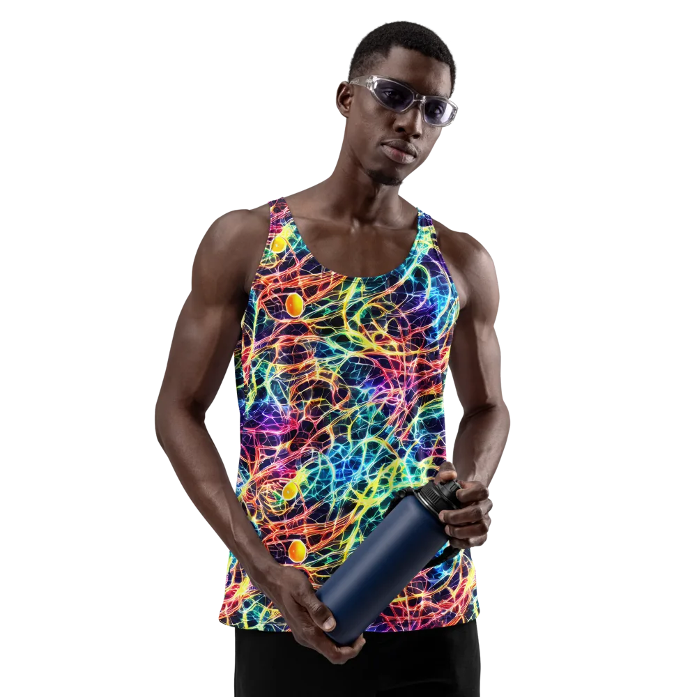 Prismatic Synapse on Men's Tank Top — Front