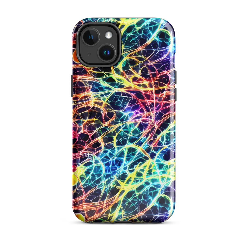 Prismatic Synapse on MagSafe Tough Case for iPhone® — Front