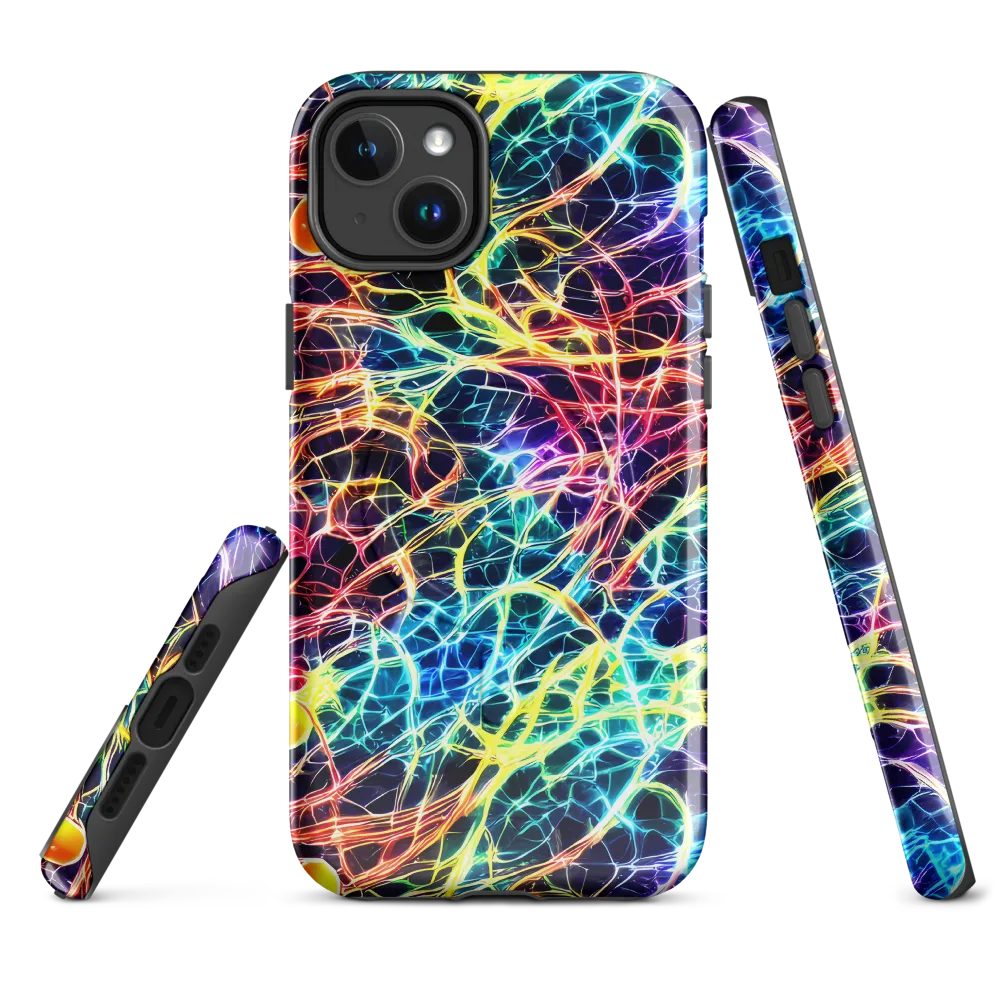 Prismatic Synapse on MagSafe Tough Case for iPhone® — Front