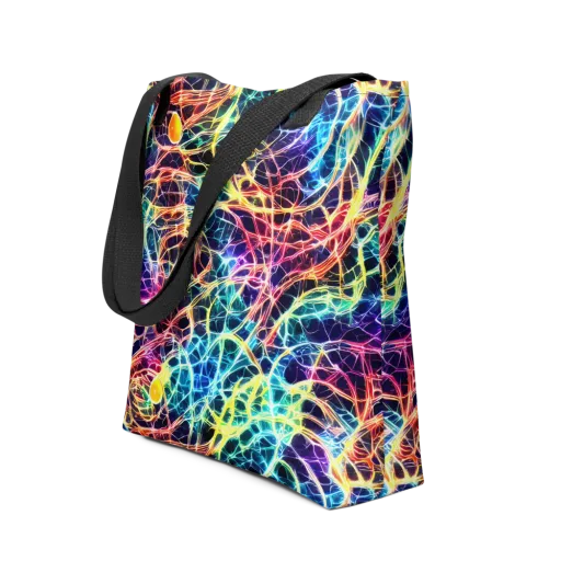 Prismatic Synapse on a Tote Bag