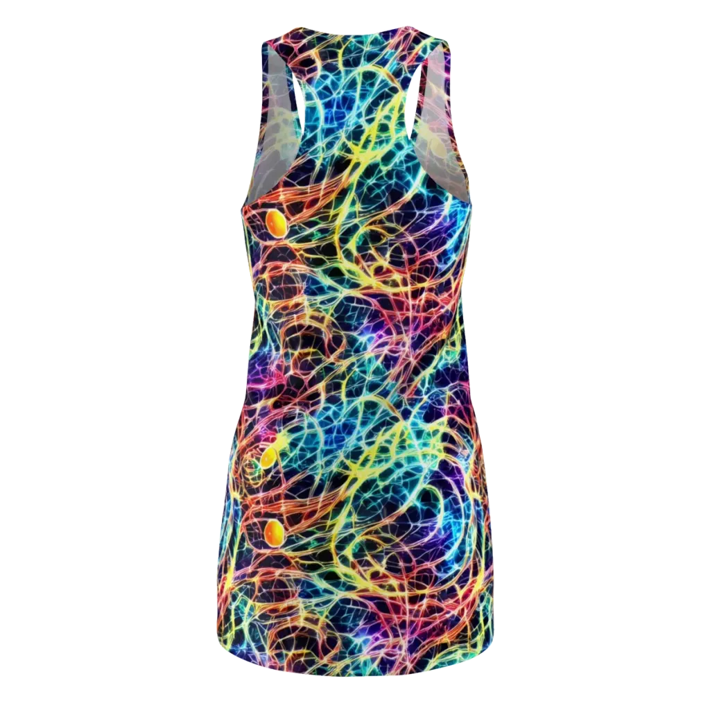 Prismatic Synapse on Racerback Dress — Back