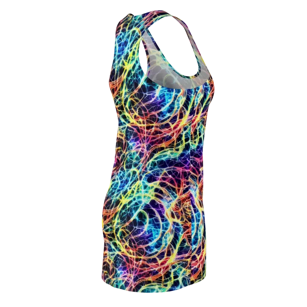 Prismatic Synapse on Racerback Dress — Back Side