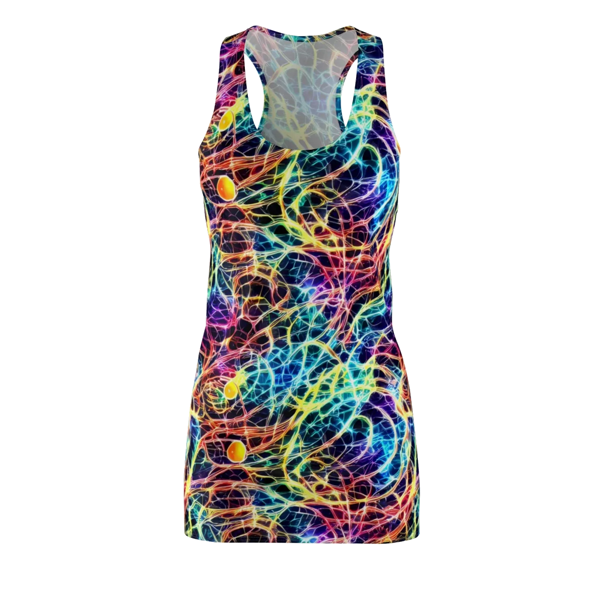 Prismatic Synapse on Racerback Dress — Front