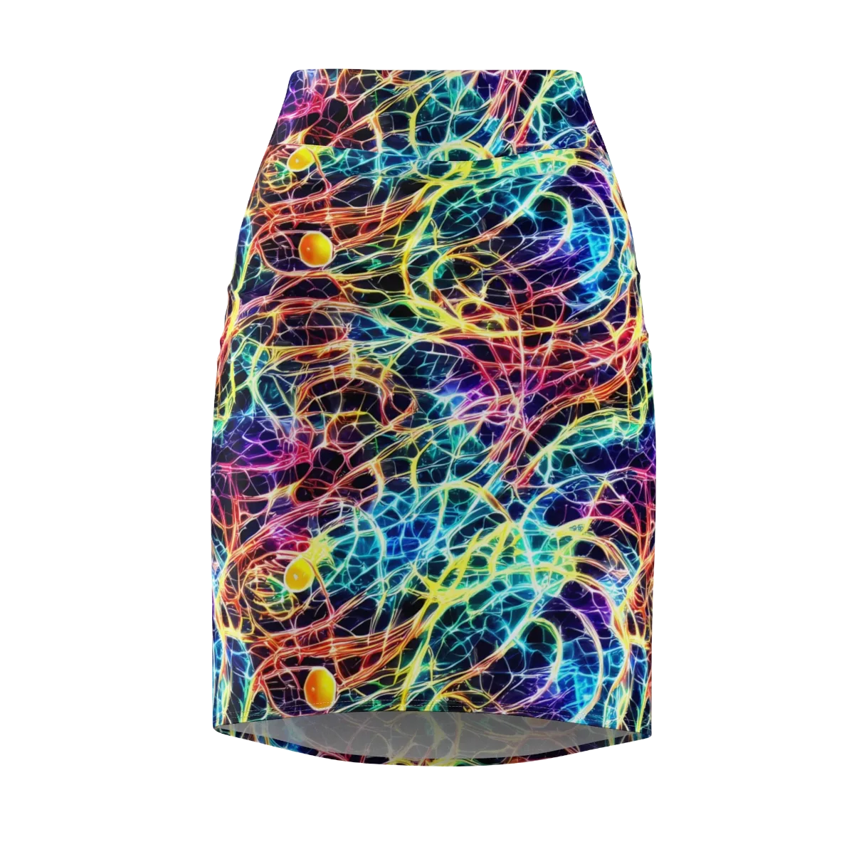 Prismatic Synapse on Pencil Skirt — Front