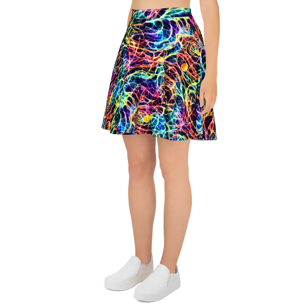 Prismatic Synapse on Skater Skirt — Left